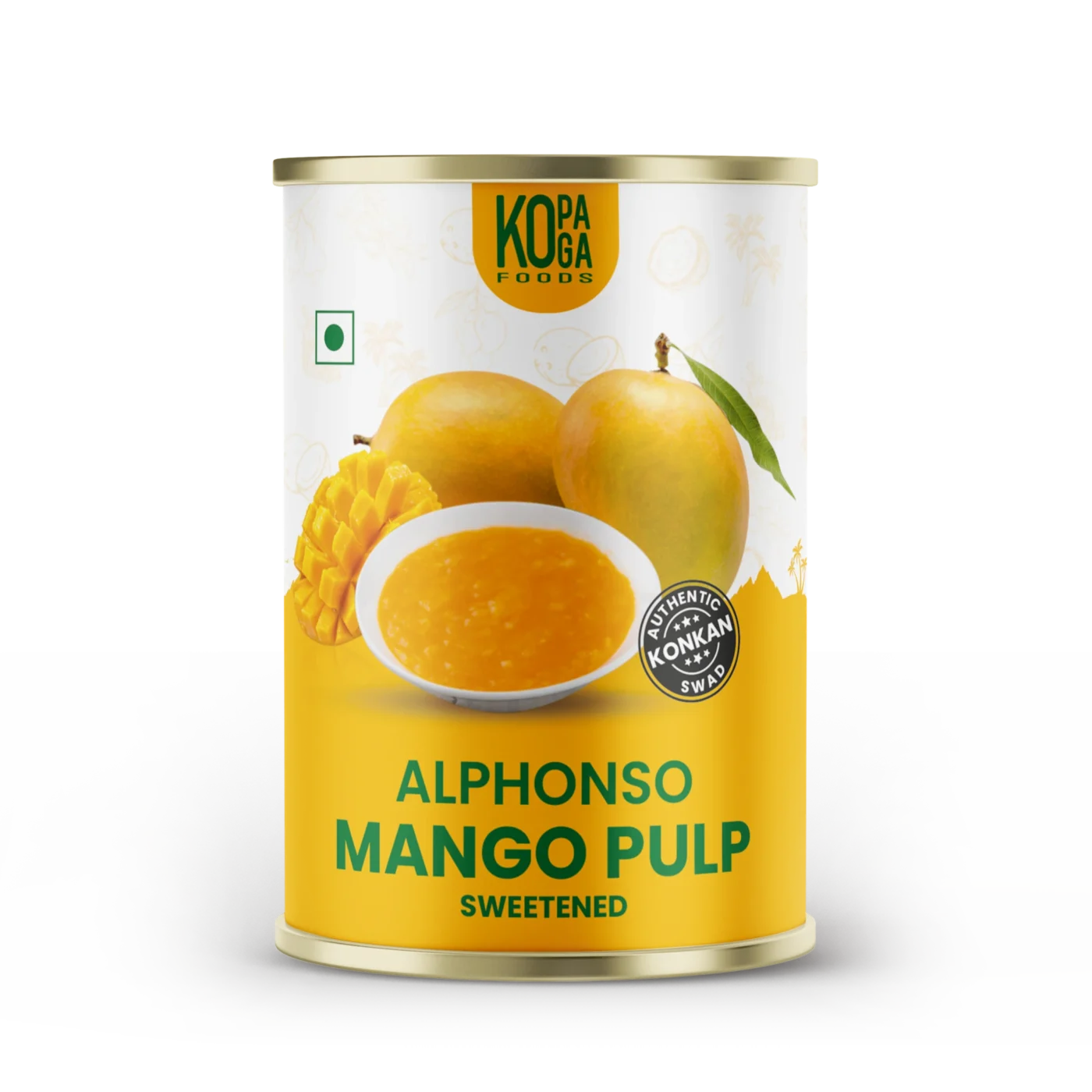 Alphonso Mango Pulp (Sweetened)